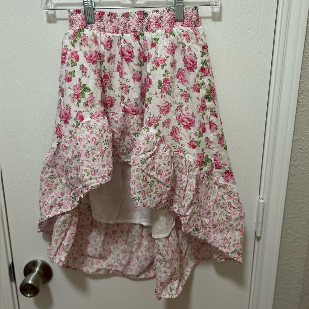 LoveShackFancy x American Girl Size Medium 10/12 Pink & White Floral Flutter